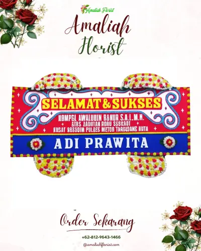 Karangan Bunga Ucapan Selamat di Sidamukti