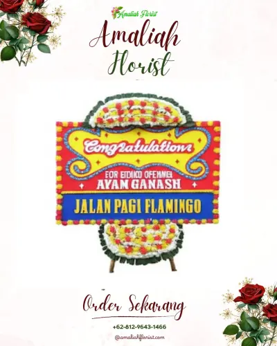 Bunga Papan Congratulation di Sidamukti